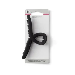 Gifi Beauté^Pince cheveux noir mat effet noué L11cm