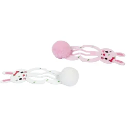 Gifi Beauté^Pince clic clac lapin x6 en plastique