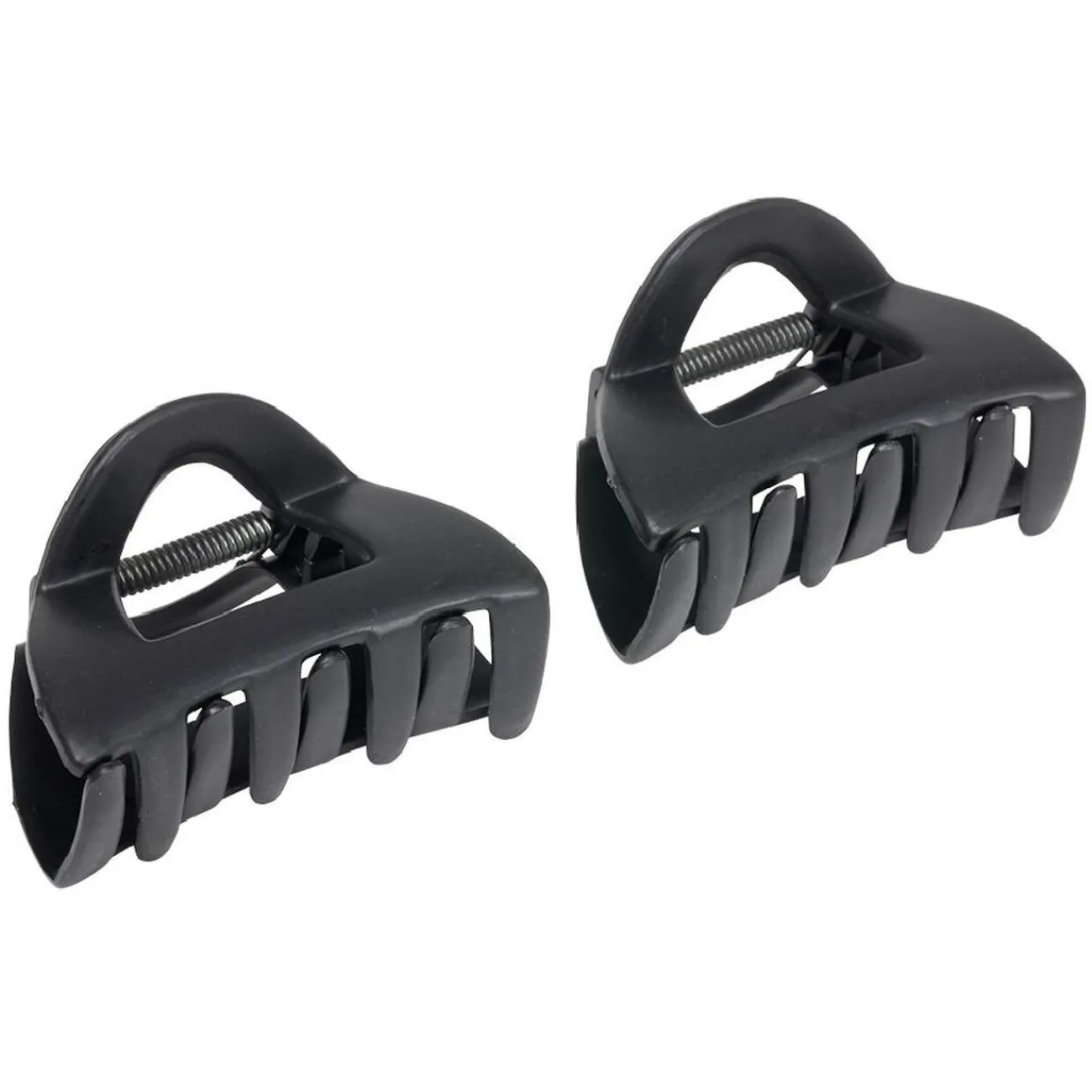 Gifi Beauté^Pince crabe en plastique ajouré noir x2