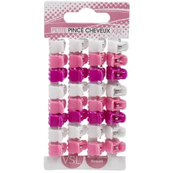 Gifi Beauté^Pince crabe mini x32 en plastique