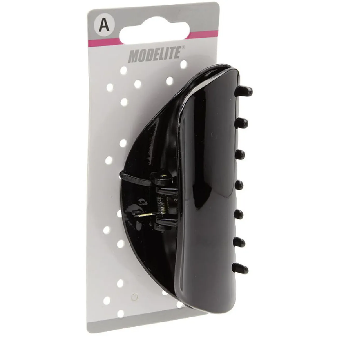 Gifi Beauté^Pince crocodile noir brillant L.11 cm