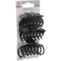 Gifi Beauté^Pince crocodile noir mat L.6 cm x3