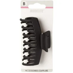 Gifi Beauté^Pince crocodile noir mat L.9 cm