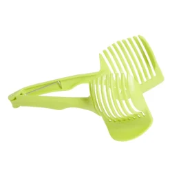 Gifi Pince découpe légumes plastique vert L18,5cm