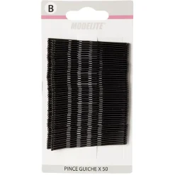 Gifi Beauté^Pince guiche métal noir L.6,5 cm x50