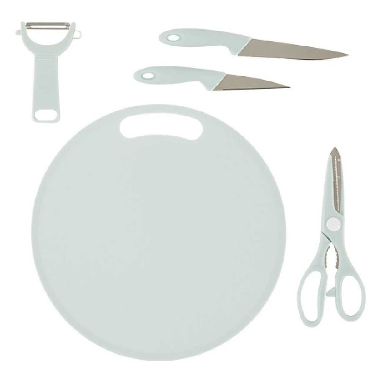 Gifi Planche à découper + 4 ustensiles de cuisine