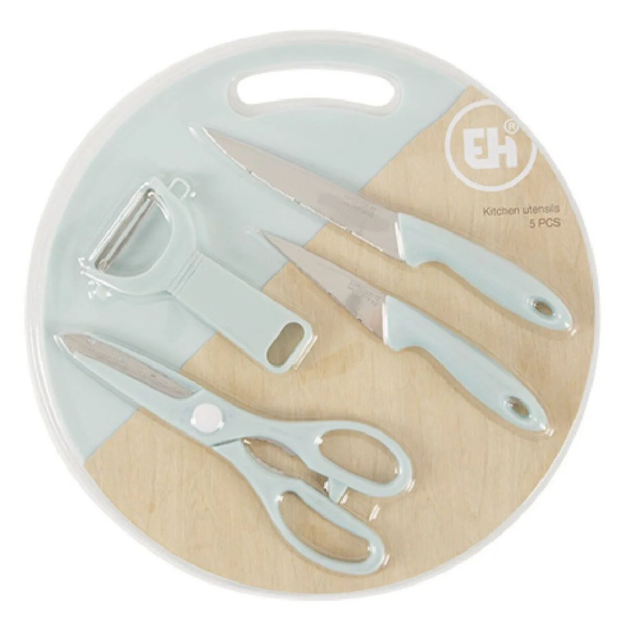 Gifi Planche à découper + 4 ustensiles de cuisine