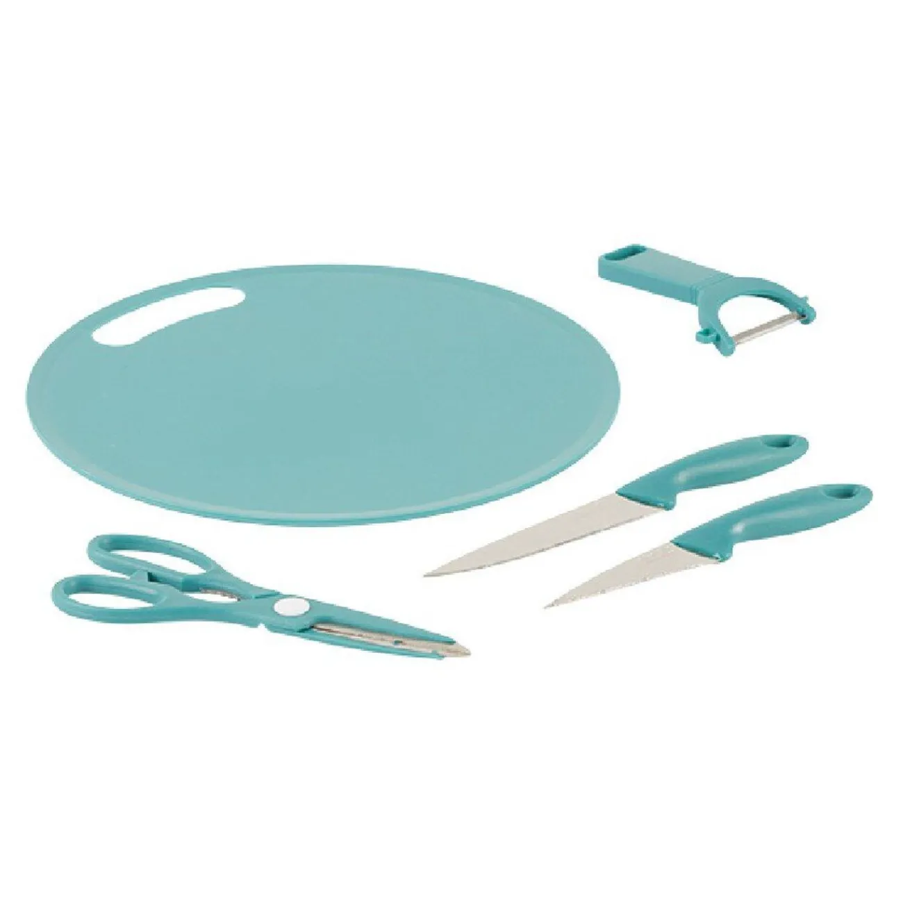 Gifi Planche à découper + 4 ustensiles de cuisine