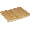 Gifi Planche à découper avec rebord en bambou
