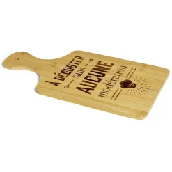 Gifi Planche à découper bambou À déguster sans aucune modération 33x18,5cm