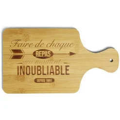 Gifi Planche à découper bambou Moment inoubliable 33x18,5cm