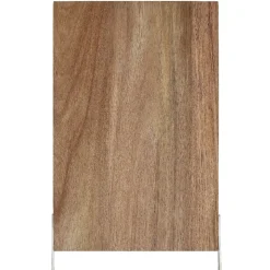 Gifi Planche à découper en acacia avec poignée inox