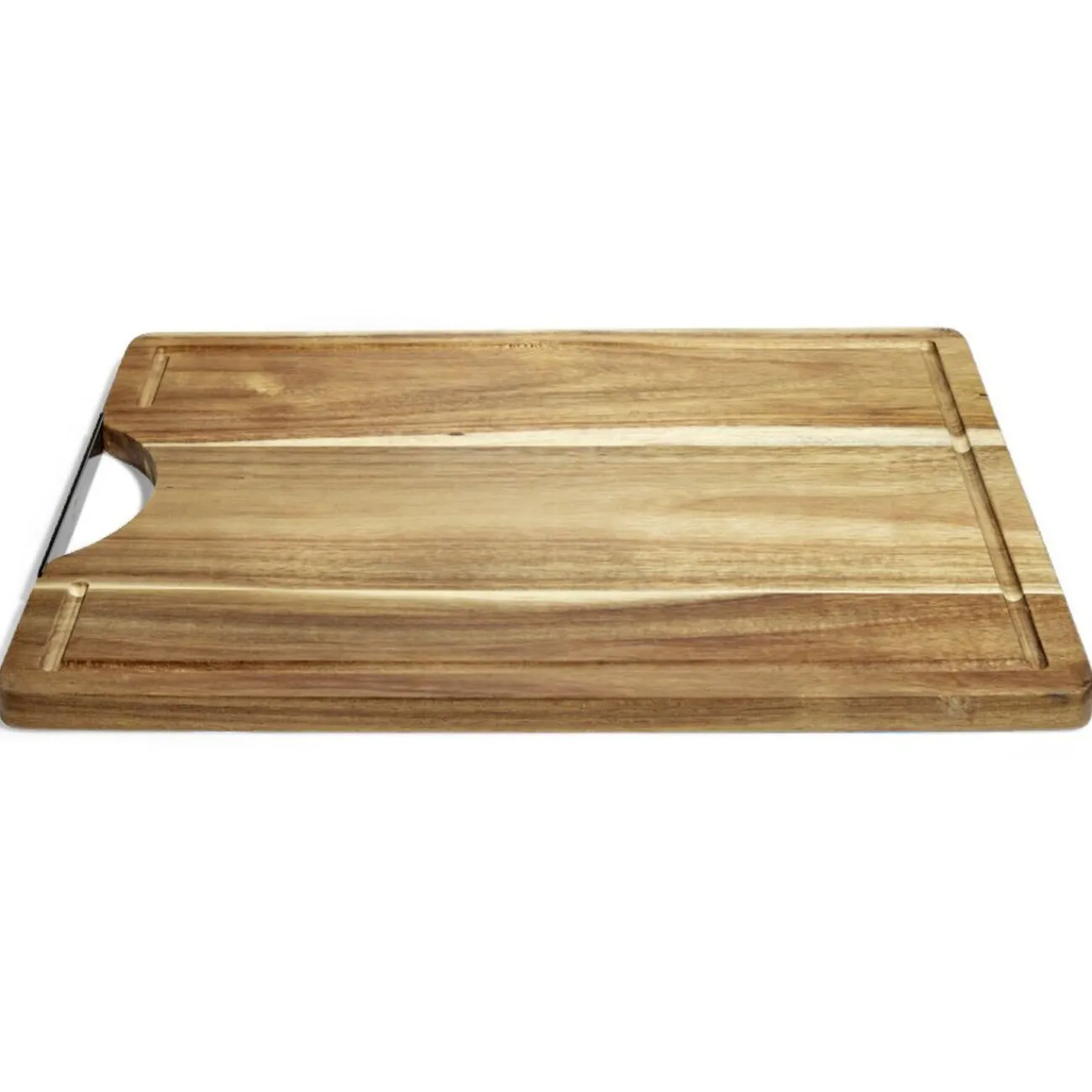 Gifi Planche à découper en bois d'acacia 40x30x1,5cm