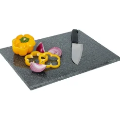 Gifi Planche à découper granit gris 30x20x1,5cm