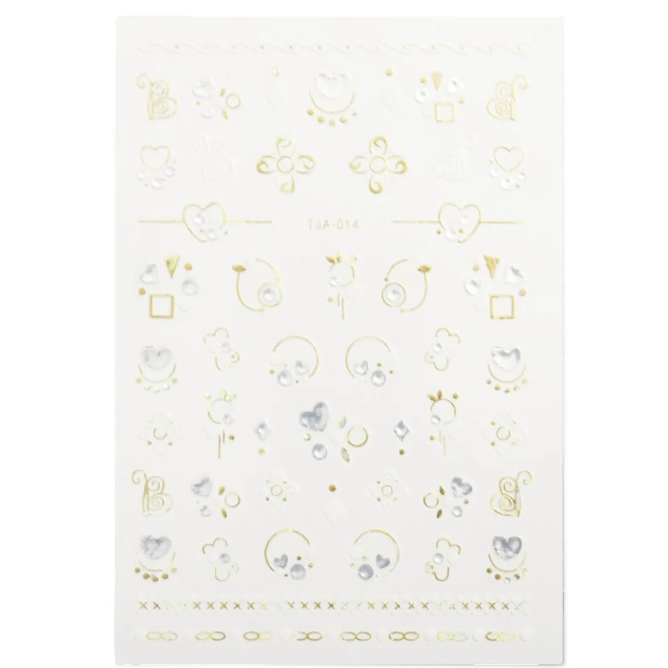 Gifi Beauté^Planche d'autocollants 3D pour ongles effet prisme