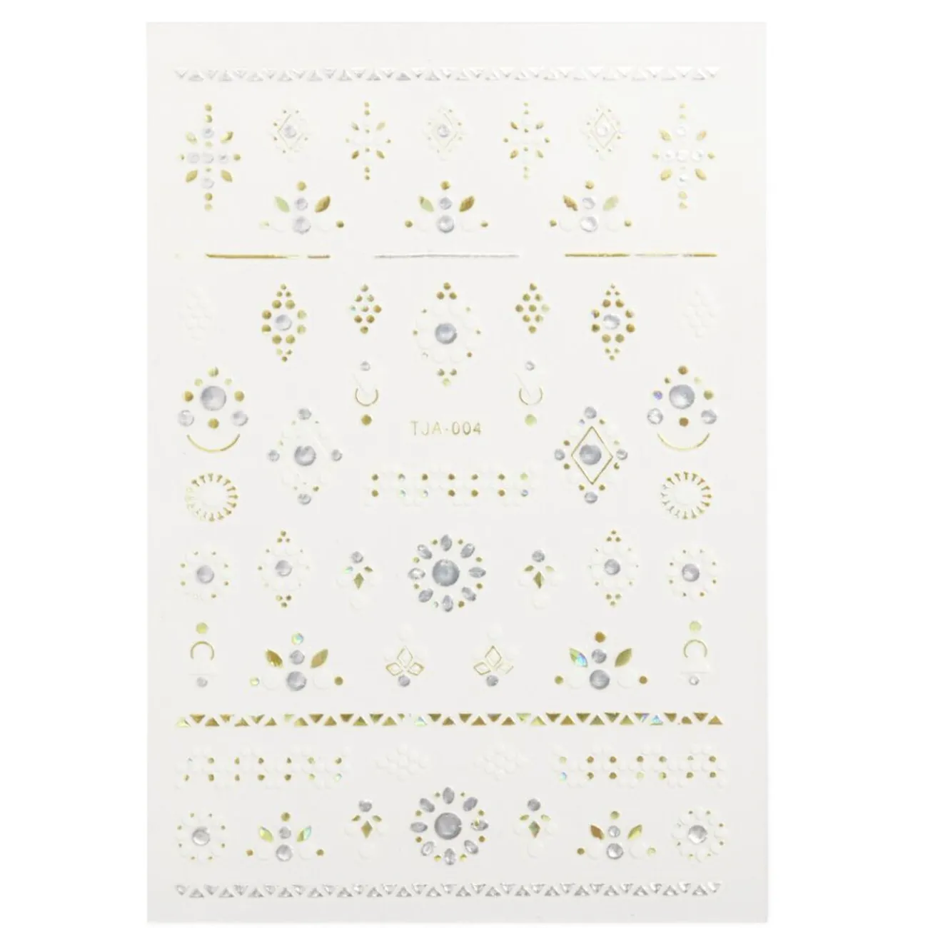 Gifi Beauté^Planche d'autocollants 3D pour ongles effet prisme