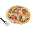 Gifi Planche ronde en bois et roulette à pizza