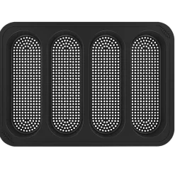 Gifi Plaque demi baguette x4 en silicone 29x21xH3cm