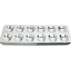 Gifi Plaque pour 12 madeleines en métal