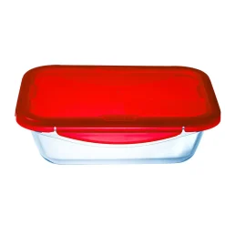 Gifi Plat à four avec couvercle hermétique Ô Cuisine 30x23 cm