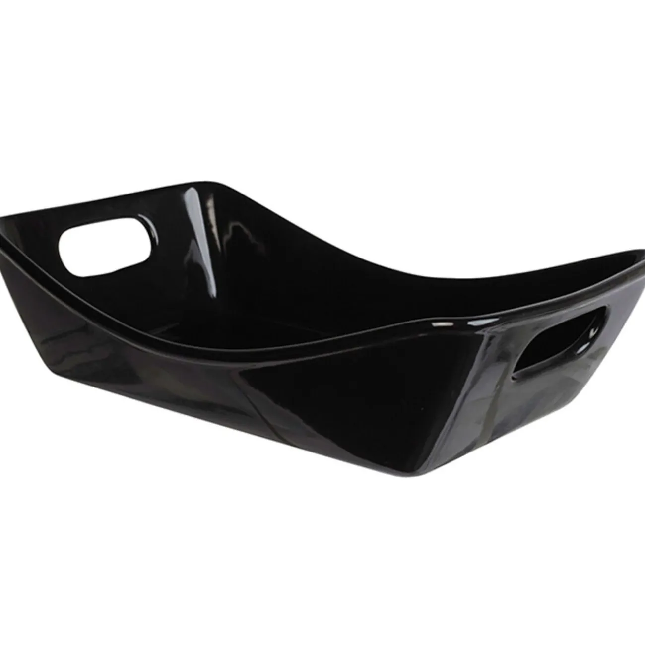 Gifi Plat à four avec poignées noir à servir