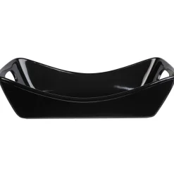 Gifi Plat à four avec poignées noir à servir