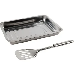 Gifi Plat à four avec spatule en inox 4,8L
