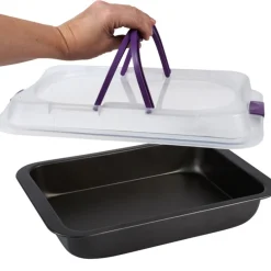 Gifi Plat à four et couvercle avec anses