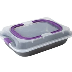 Gifi Plat à four et couvercle avec anses