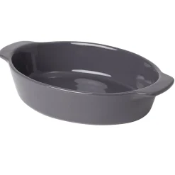 Gifi Plat à four ovale gris