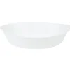 Gifi Plat à four ovale Luminarc verre blanc 32 cm