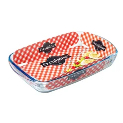 Gifi Plat à four rectangle verre
