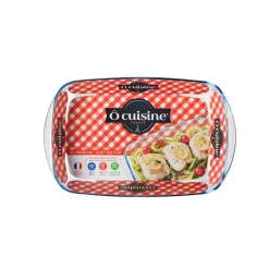 Gifi Plat à four rectangulaire en verre