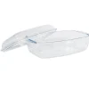 Gifi Plat à four rectangulaire transparent 6,5 L