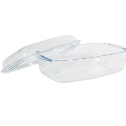 Gifi Plat à four rectangulaire transparent 6,5 L