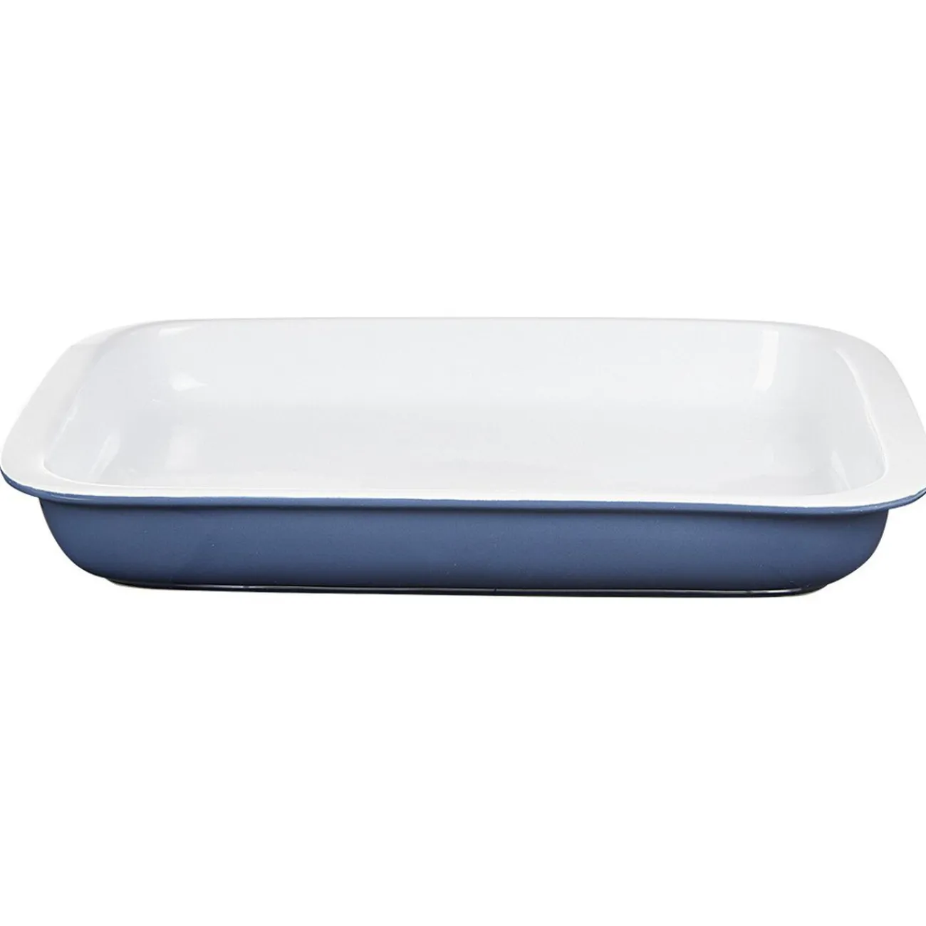 Gifi Plat à four rectangulaire bleu et blanc