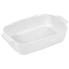 Gifi Plat à four rectangulaire blanc