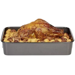 Gifi Plat à four rectangulaire avec poignées 40x28x8 cm