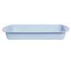 Gifi Plat à four rectangulaire en métal bleu