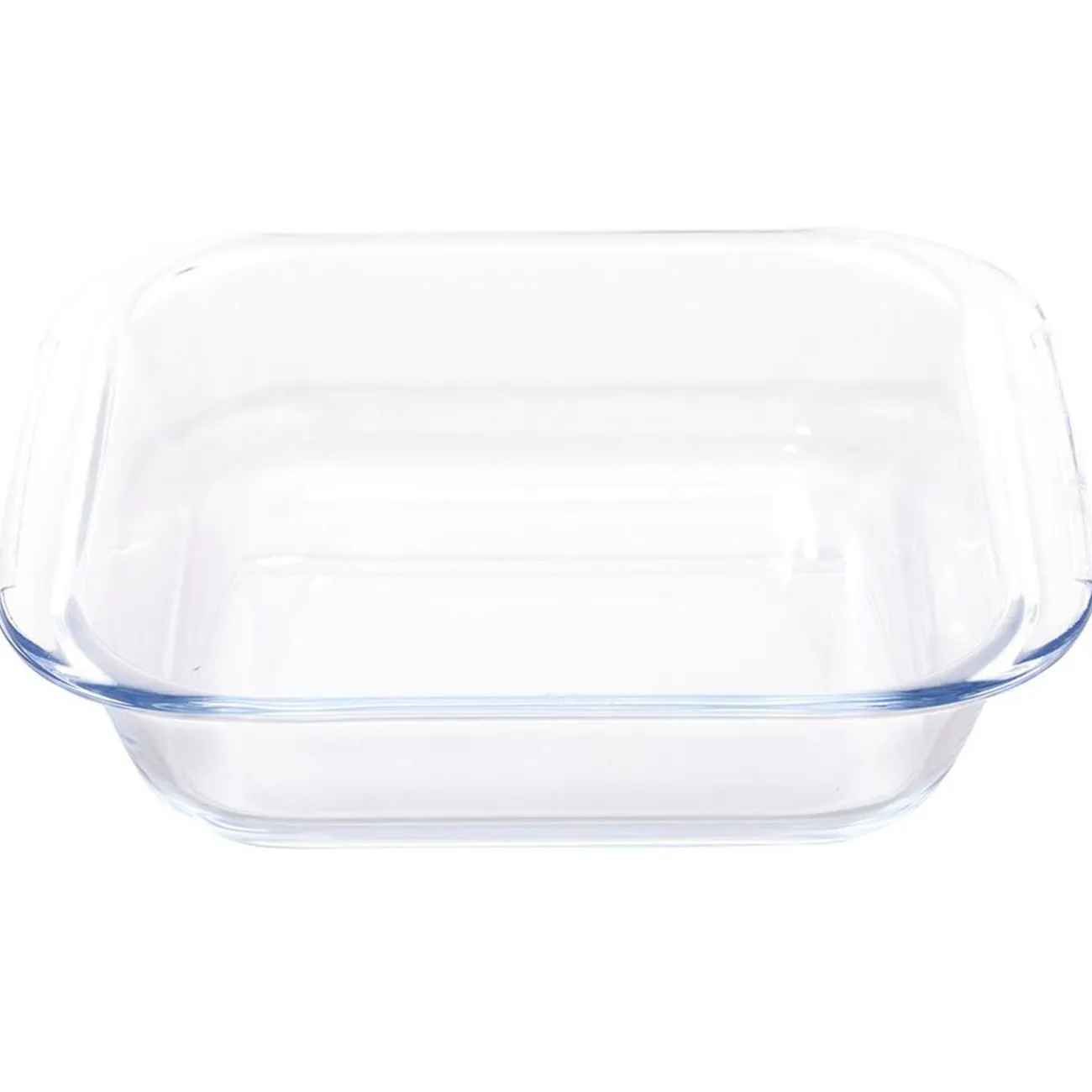 Gifi Plat à four rectangulaire en verre 19,6x17xH4,6cm