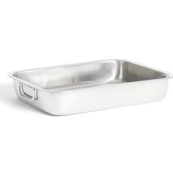 Gifi Plat à lasagnes en inox 37x27,5xH6,5cm