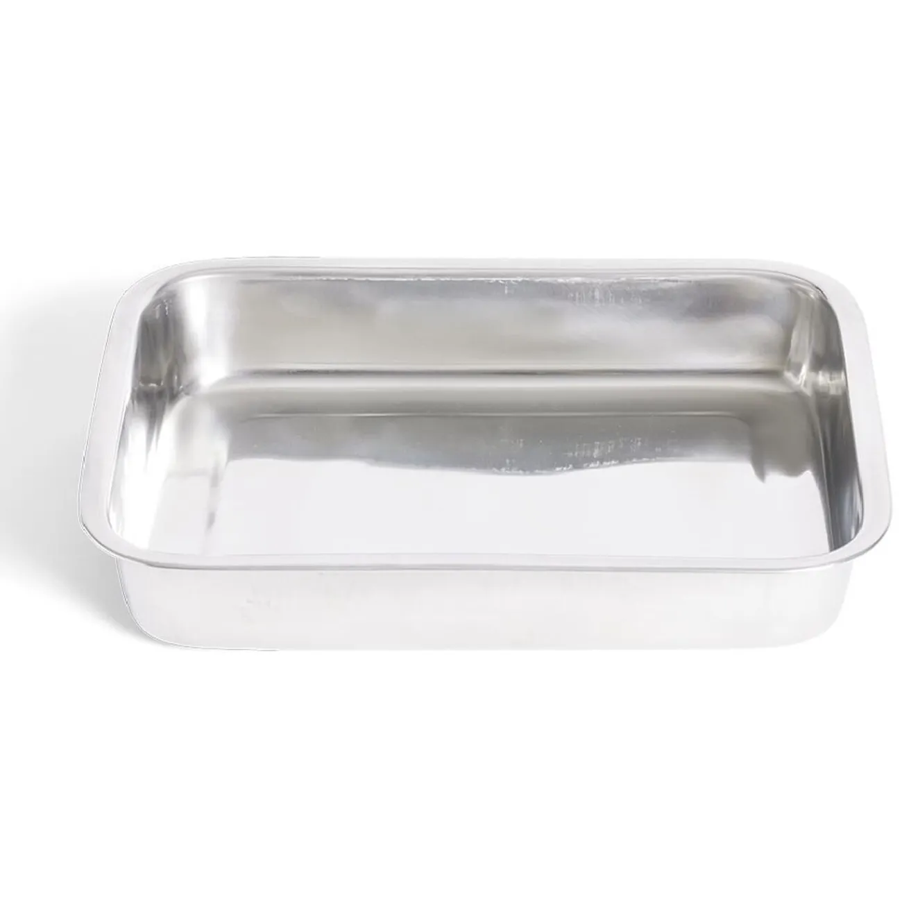 Gifi Plat à lasagnes en inox 37x27,5xH6,5cm