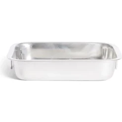 Gifi Plat à lasagnes en inox 27x19,5xH6,5cm