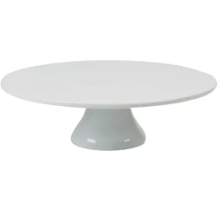 Gifi Plat à tarte sur pied blanc
