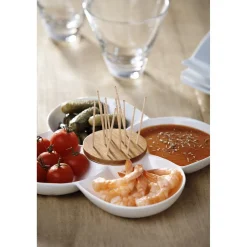 Gifi Plat apéritif en forme de fleur