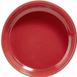 Gifi Plat crème brûlée rouge