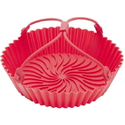 Gifi Plat de cuisson silicone multiusage silicone rouge