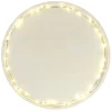 Gifi Plat de présentation à LED Ø26,5cm bois beige