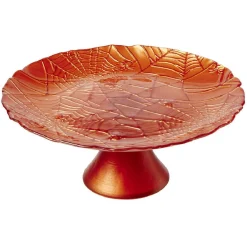 Gifi Plat de présentation Halloween en verre Ø21cm