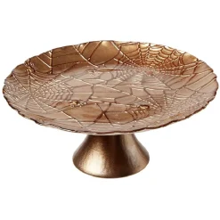 Gifi Plat de présentation Halloween en verre Ø21cm